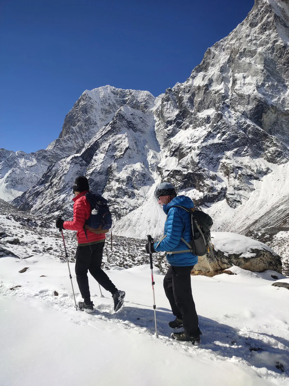 Enroute to Lobuche from Dzongla