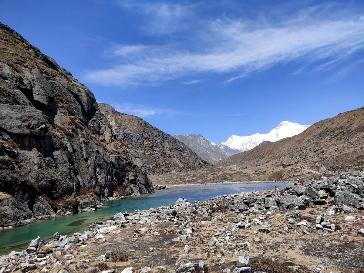 Gokyo Lake I with Mt. Cho Oyu in background