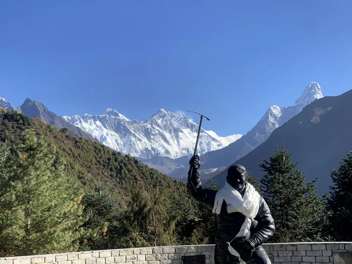 Tenzing Norgay memorial Namche Bazaar