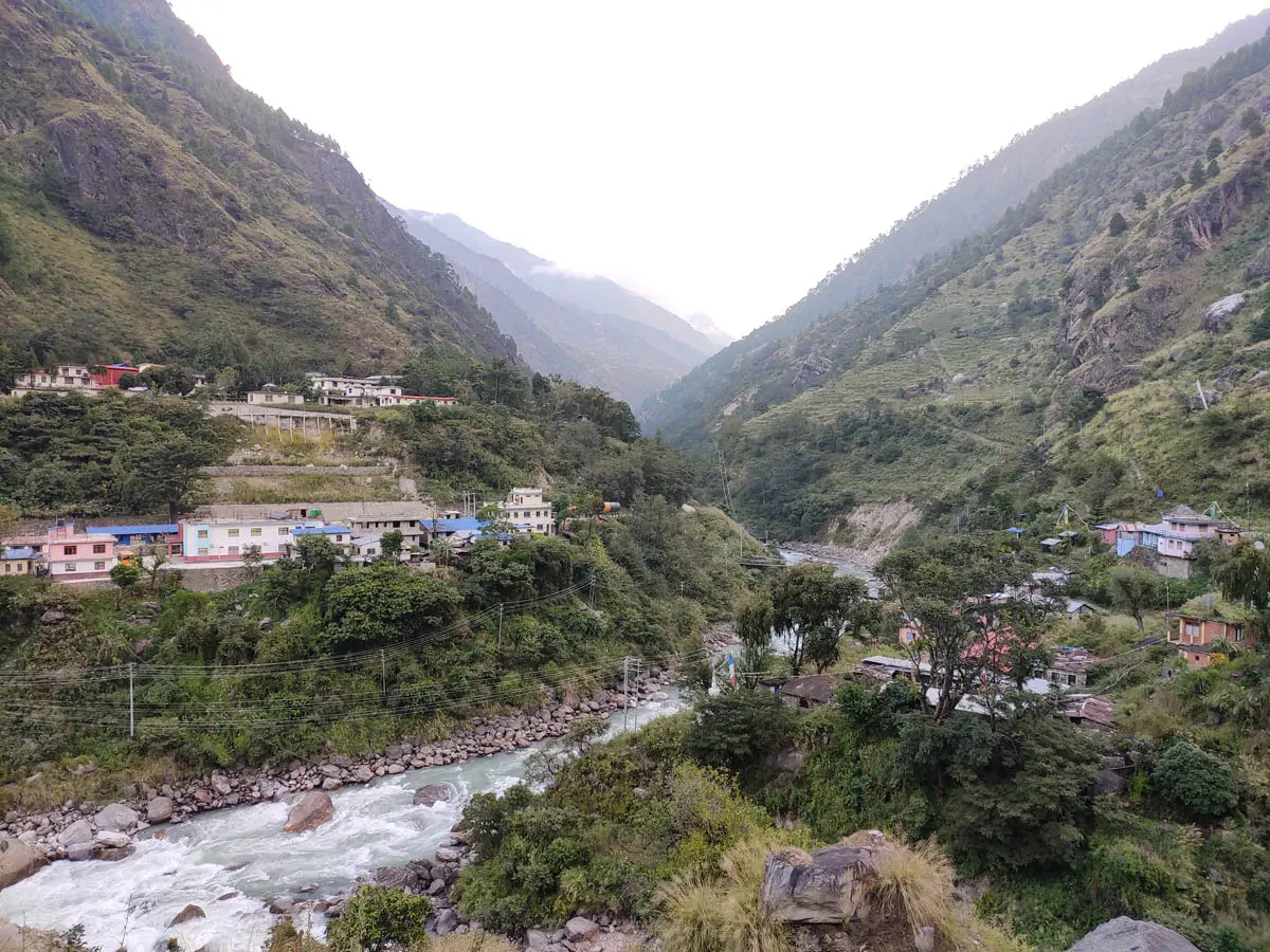 Syabrubesi village